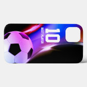 Fußball | Football Best Player No. Case-Mate iPhone Hülle (Rückseite (Horizontal))