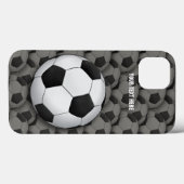 Fußball | Football Sport Fan Case-Mate iPhone Hülle (Rückseite (Horizontal))