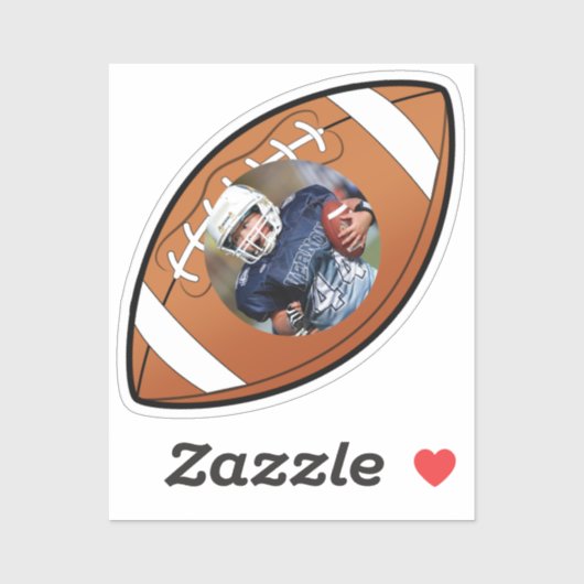 Fußball-Foto Aufkleber (Blatt)