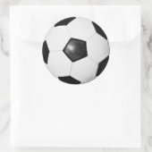 Fußball-Foto-Aufkleber Runder Aufkleber (Tasche)