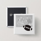 Fußball-Foto-Button Button (Vorne & Hinten)