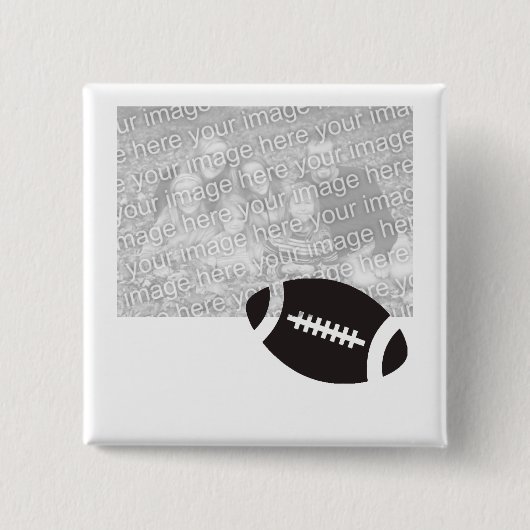 Fußball-Foto-Button Button (Vorderseite)