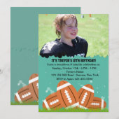 Fußball-Foto-Einladung Einladung (Vorne/Hinten)