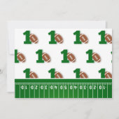 Fußball-Foto im ersten Jahr Dankeskarte (Rückseite)