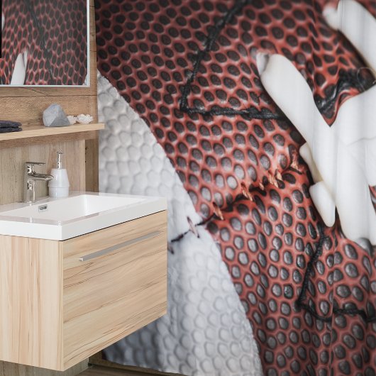 Fußball-Foto Nah Duschvorhang