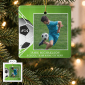 Fußball-Foto Personalisiert Keramikornament