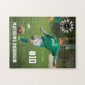 Fußball-Foto Puzzle (Horizontal)