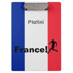 Fußball-Frankreich, anpassbar Klemmbrett