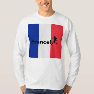 Fußball-Frankreich, anpassbar T-Shirt