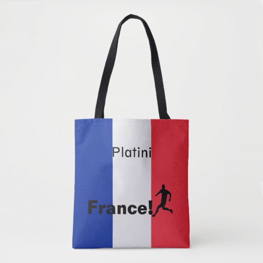 Fußball-Frankreich, anpassbar Tasche (Vorderseite)