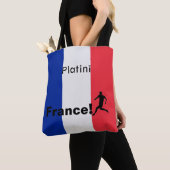 Fußball-Frankreich, anpassbar Tasche (Von Nahem)
