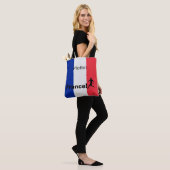 Fußball-Frankreich, anpassbar Tasche (Am Model)