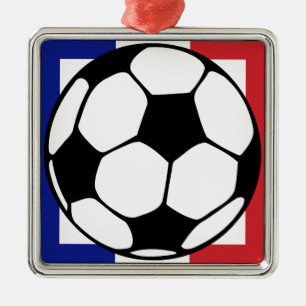 Fußball. französischer Platz. Ornament Aus Metall