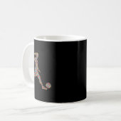 Fußball Frauen Mädchen Spielerin Kaffeetasse (Vorderseite Links)
