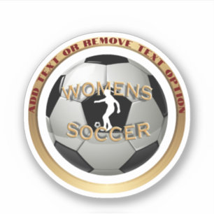 Fußball Frauen Sports Aufkleber