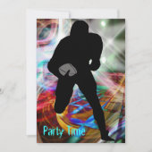 Fußball Freitagabend Lichter laden Einladung (Vorderseite)