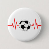 Fußball-Frequenz Button (Vorderseite)