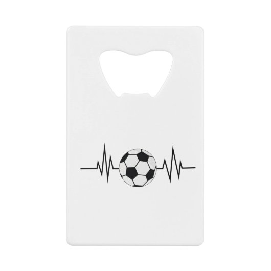 Fußball-Frequenz Geldbeutel Flaschenöffner (Vorderseite)