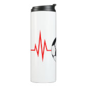 Fußball-Frequenz Thermosbecher (Nach links gedreht)