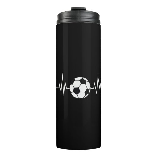 Fußball-Frequenz Thermosbecher (Vorderseite)