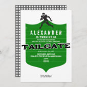 Fußball & Freunde Tailgate Grill & Chill Geburtsta Einladung (Vorne/Hinten)