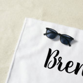Fußball Frieden und Liebe Strandtuch (Beispiel)