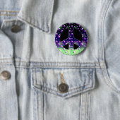 FUSSBALL-FRIEDENSzeichen Button (Beispiel)