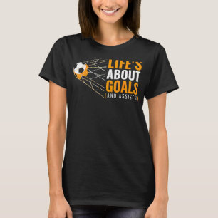 Fußball für das Leben von Jungen's About Goals' Bo T-Shirt