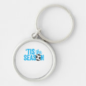 Fußball für junge Mädchen - die Saison Schlüsselanhänger (Vorne)