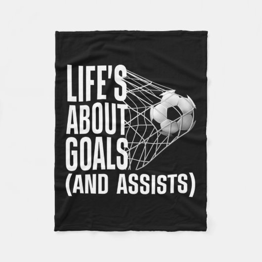 Fußball für Männer Fußball Fußball-Liebhaber Fleecedecke (Vorderseite)