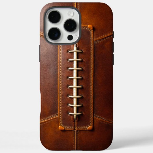Fußball Fusion - Leder Case-Mate iPhone Hülle (Rückseite)