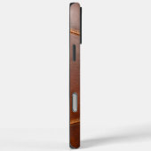 Fußball Fusion - Leder Case-Mate iPhone Hülle (Rückseite / Rechts)