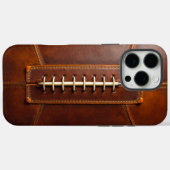 Fußball Fusion - Leder Case-Mate iPhone Hülle (Rückseite (Horizontal))