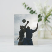 Fußball (Fußball) 4 Postkarte (Stehend Vorderseite)