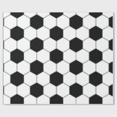 Fußball-Fußball-Ball-Beschaffenheit Geschenkpapier (Flach)