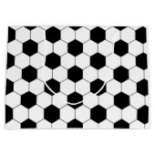 Fußball-Fußball-Ball-Beschaffenheit Große Geschenktüte (Vorderseite)