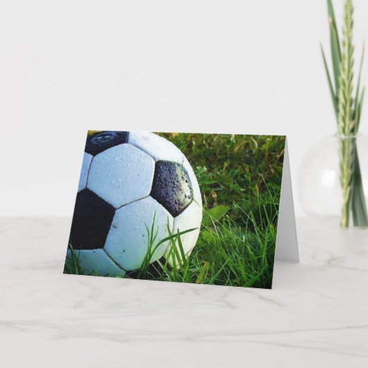 Fußball - Fußball-Ball Karte (Vorderseite)