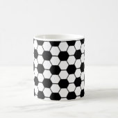 Fußball-/Fußball-Ball-Texturmuster Kaffeetasse (Mittel)