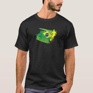 Fußball Fußball Brasilien Brasilianische Nationalm T-Shirt