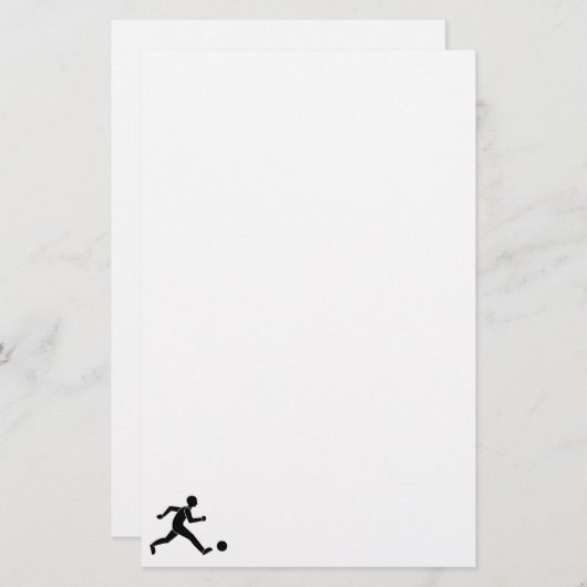 Fußball/Fußball Briefpapier (Vorne/Hinten)
