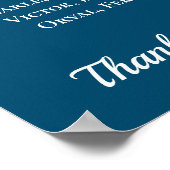 Fußball-Fußball-Bussen mit Team-Foto Poster (Ecke)