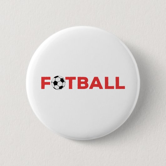 Fußball-Fußball Button (Vorderseite)