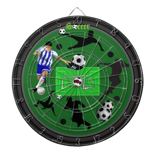 Fußball(Fußball) Dartboard Dartscheibe (vorne)