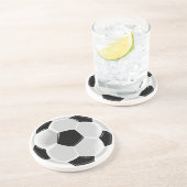 Fußball/Fußball-Drink Getränkeuntersetzer (Seite)