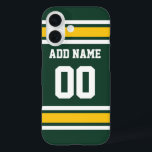 Fußball-Fußball-Europameisterschaften iPhone 16 Hülle<br><div class="desc">Fügen Sie Ihren Lieblingsnamen und Ihre Lieblingsnummer hinzu - Dieses Olive- und Goldsportdesign ist perfekt für jeden beruflichen,  Uni oder High School Fan. Sie können diese sogar für Ihr Fantasy Football Team beanspruchen. Klicken Sie auf die Schaltfläche CUSTOMIZE,  um noch mehr Änderungen vorzunehmen.</div>