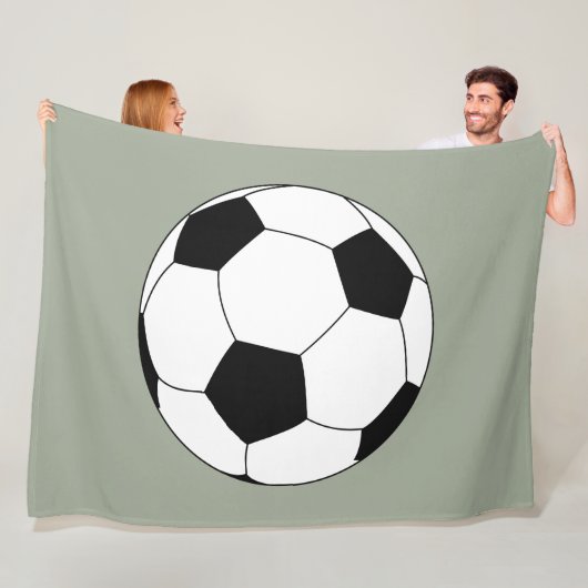 Fußball (Fußball) Fleecedecke (Beispiel)