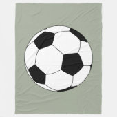 Fußball (Fußball) Fleecedecke (Vorderseite)