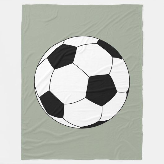 Fußball (Fußball) Fleecedecke (Vorderseite)
