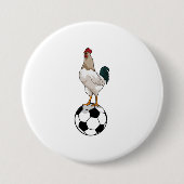 Fußball-Fußball-Fußball Button (Vorderseite)