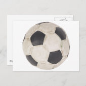 Fußball Fußball Fußball Fußball Fußball Fußball Fu Postkarte (Vorne/Hinten)